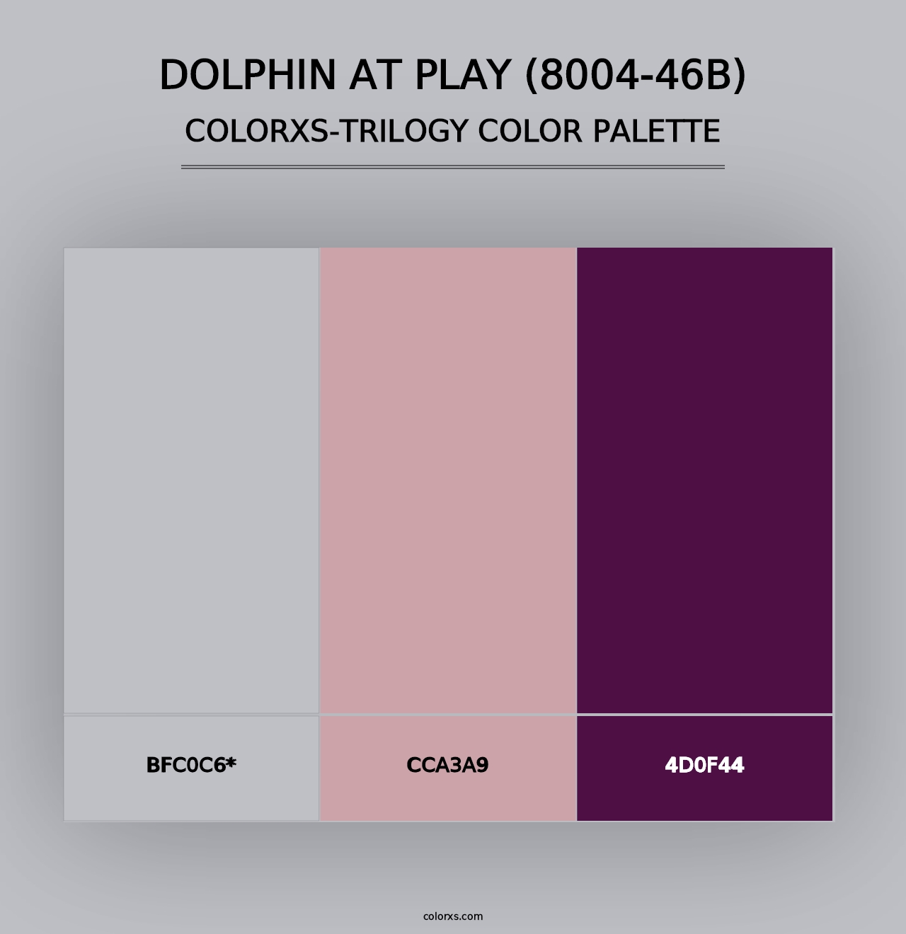 Dolphin at Play (8004-46B) - Colorxs Trilogy Palette