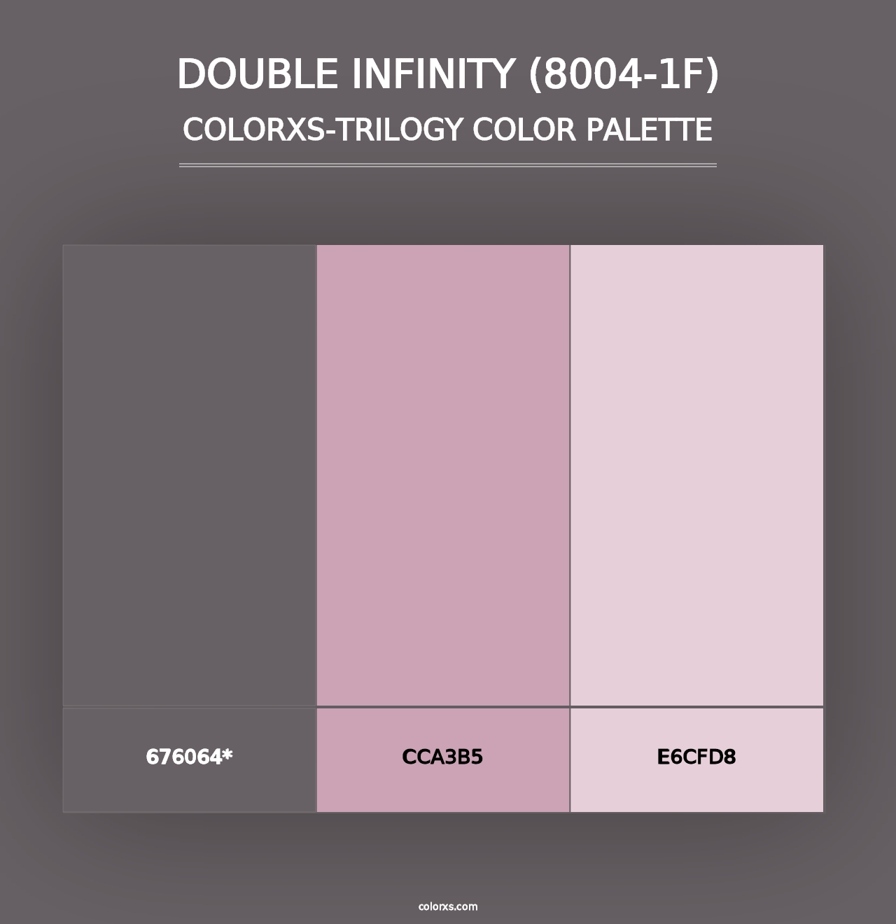 Double Infinity (8004-1F) - Colorxs Trilogy Palette