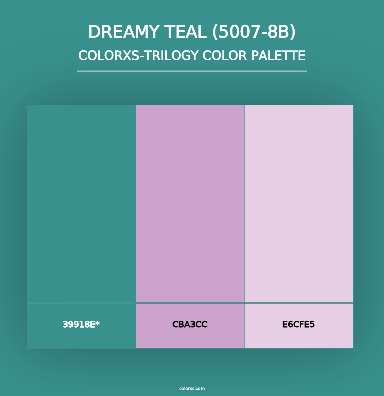 Dreamy Teal (5007-8B) - Colorxs Trilogy Palette