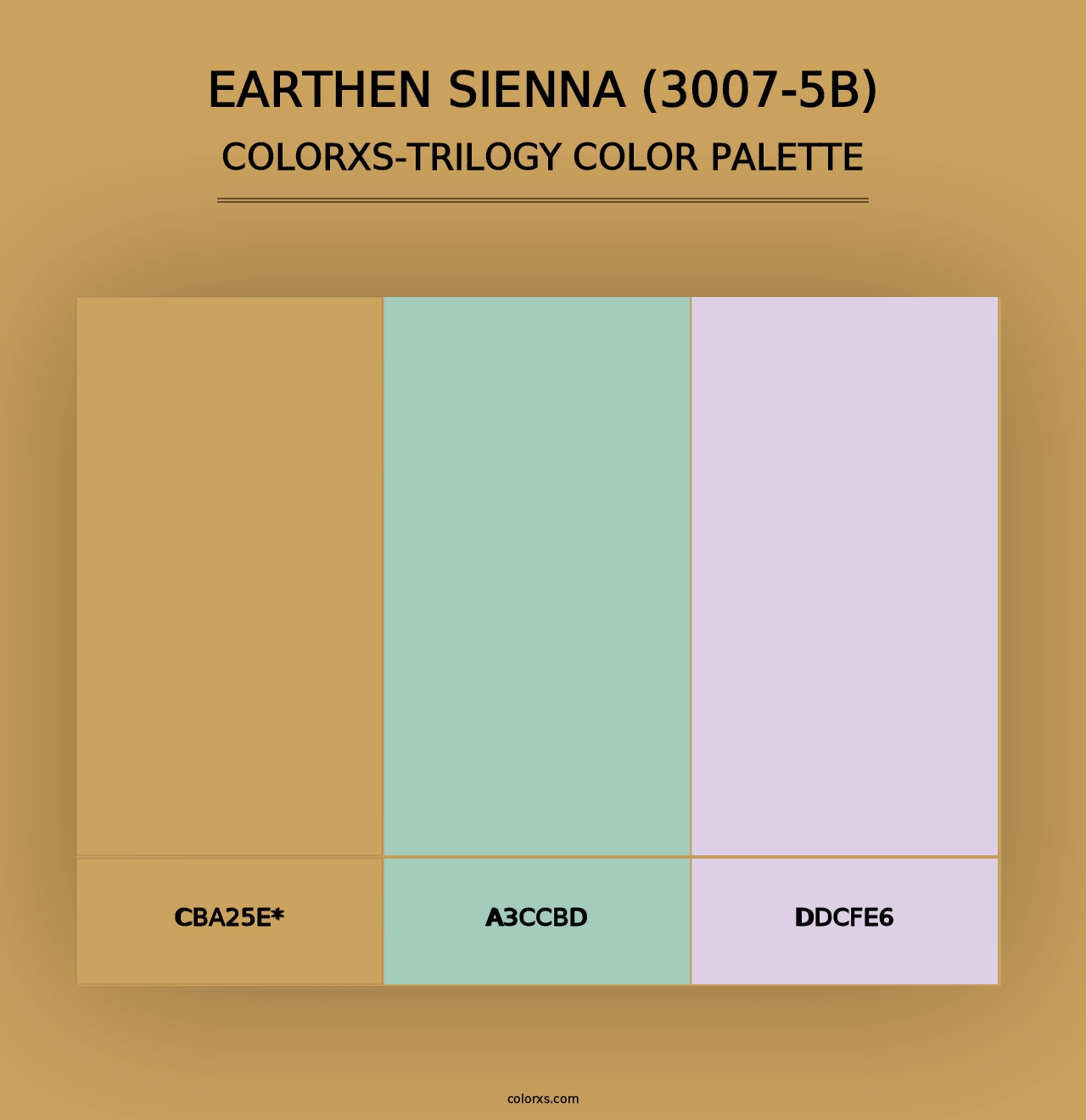 Earthen Sienna (3007-5B) - Colorxs Trilogy Palette