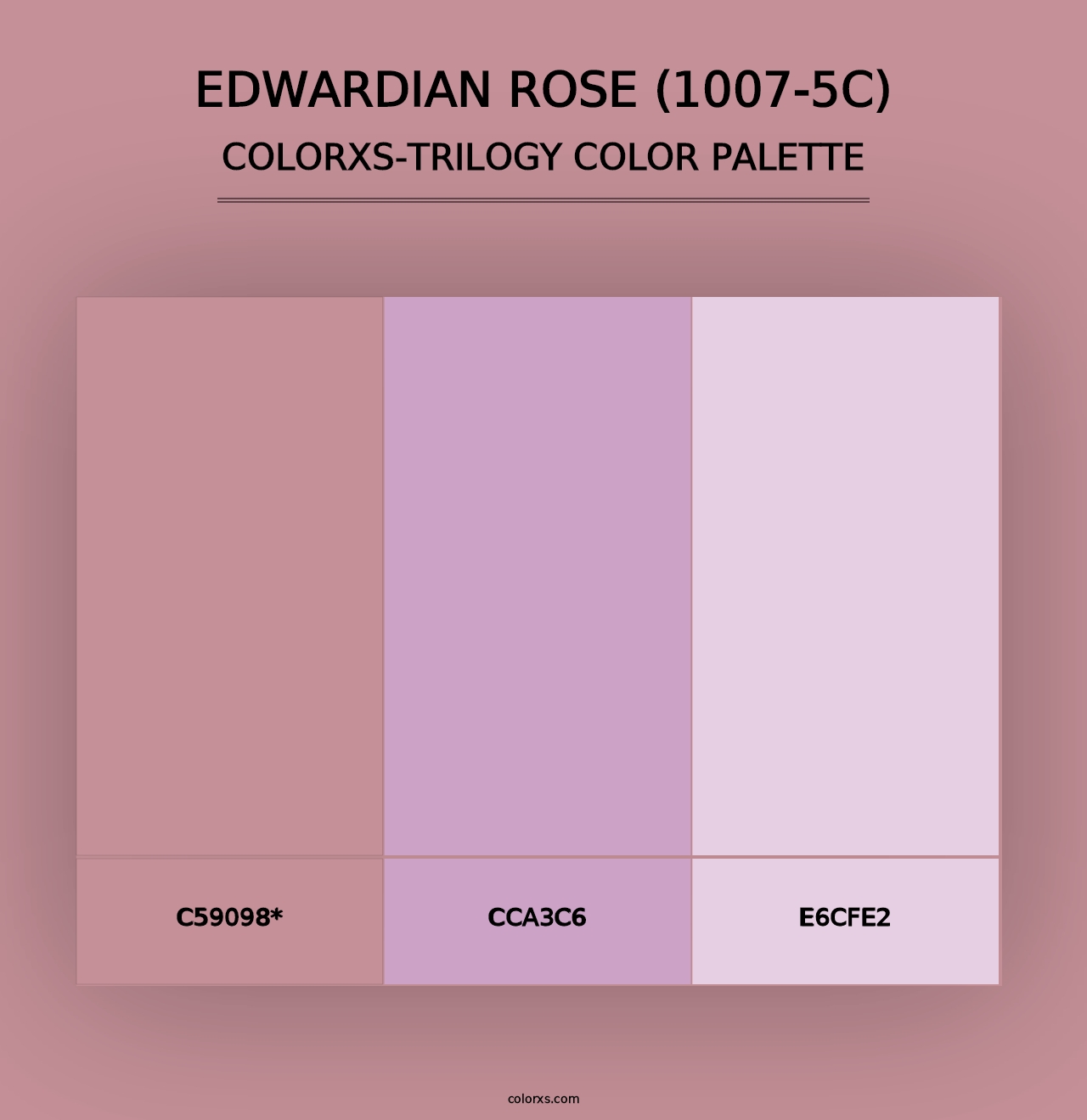 Edwardian Rose (1007-5C) - Colorxs Trilogy Palette