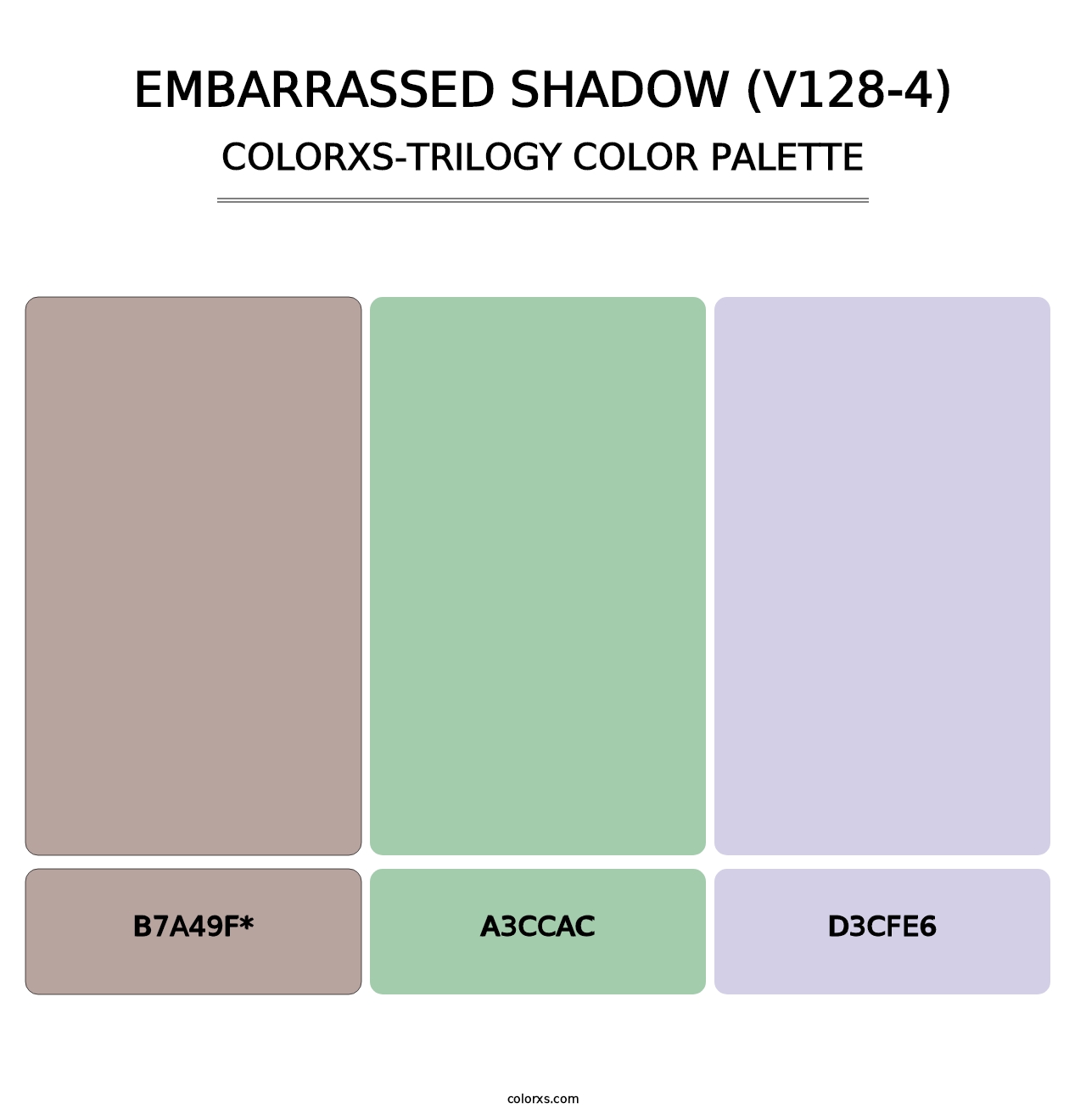 Embarrassed Shadow (V128-4) - Colorxs Trilogy Palette