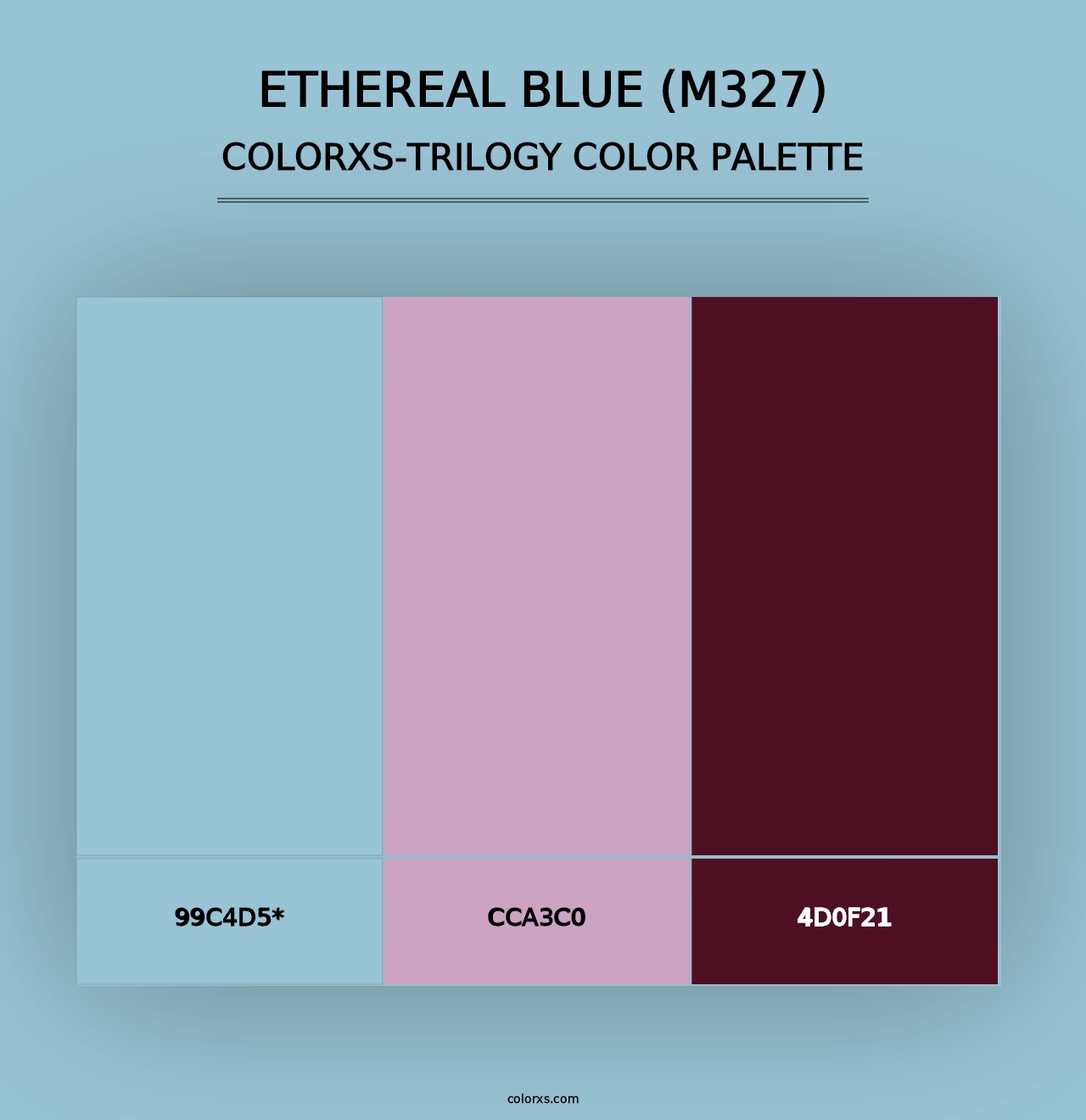 Ethereal Blue (M327) - Colorxs Trilogy Palette