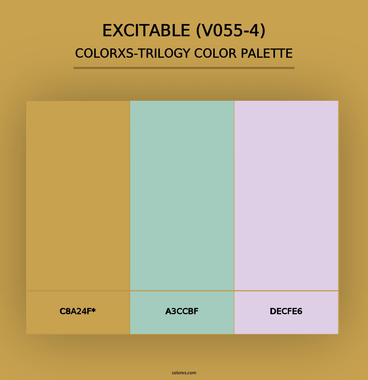 Excitable (V055-4) - Colorxs Trilogy Palette