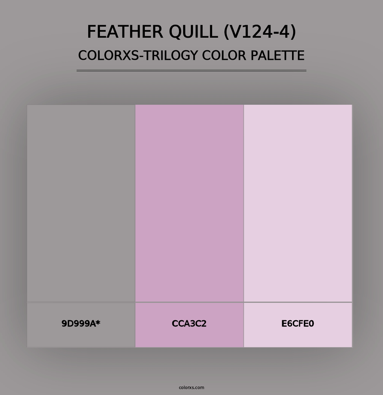 Feather Quill (V124-4) - Colorxs Trilogy Palette