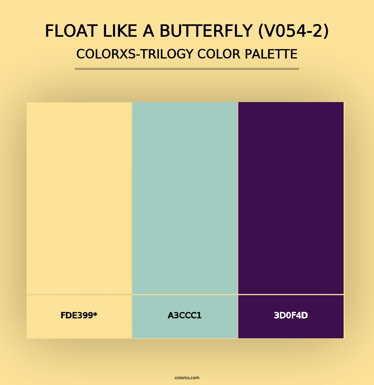 Float Like a Butterfly (V054-2) - Colorxs Trilogy Palette