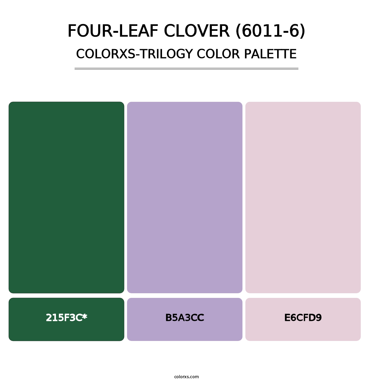 Four-Leaf Clover (6011-6) - Colorxs Trilogy Palette