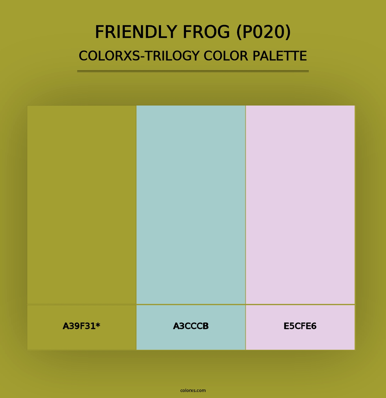 Friendly Frog (P020) - Colorxs Trilogy Palette