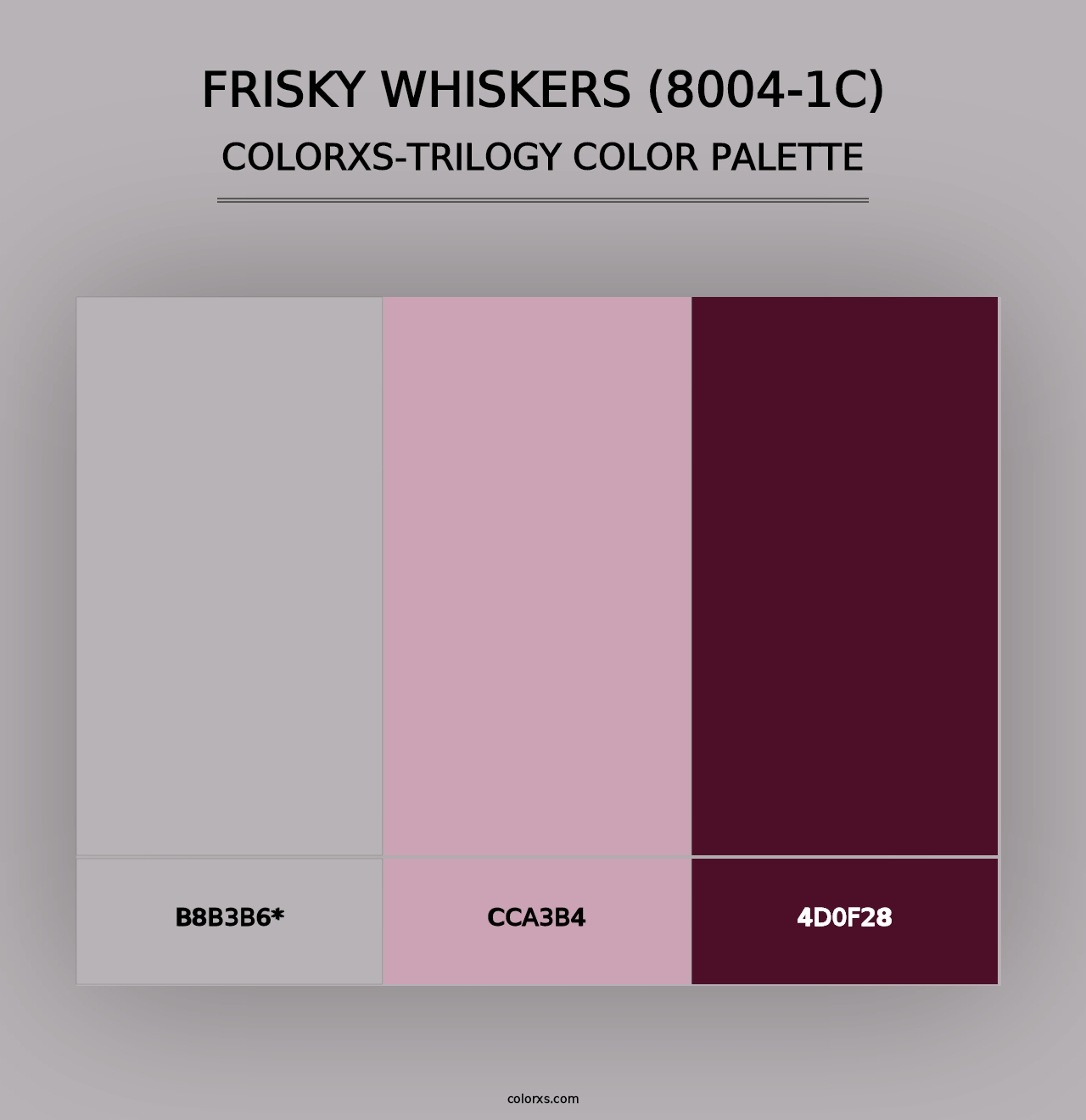 Frisky Whiskers (8004-1C) - Colorxs Trilogy Palette