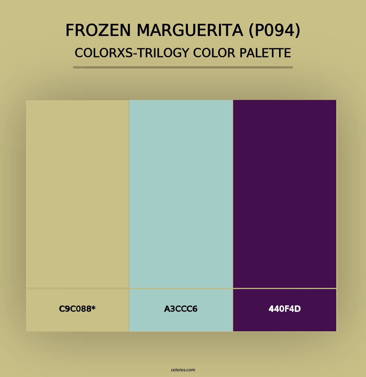 Frozen Marguerita (P094) - Colorxs Trilogy Palette