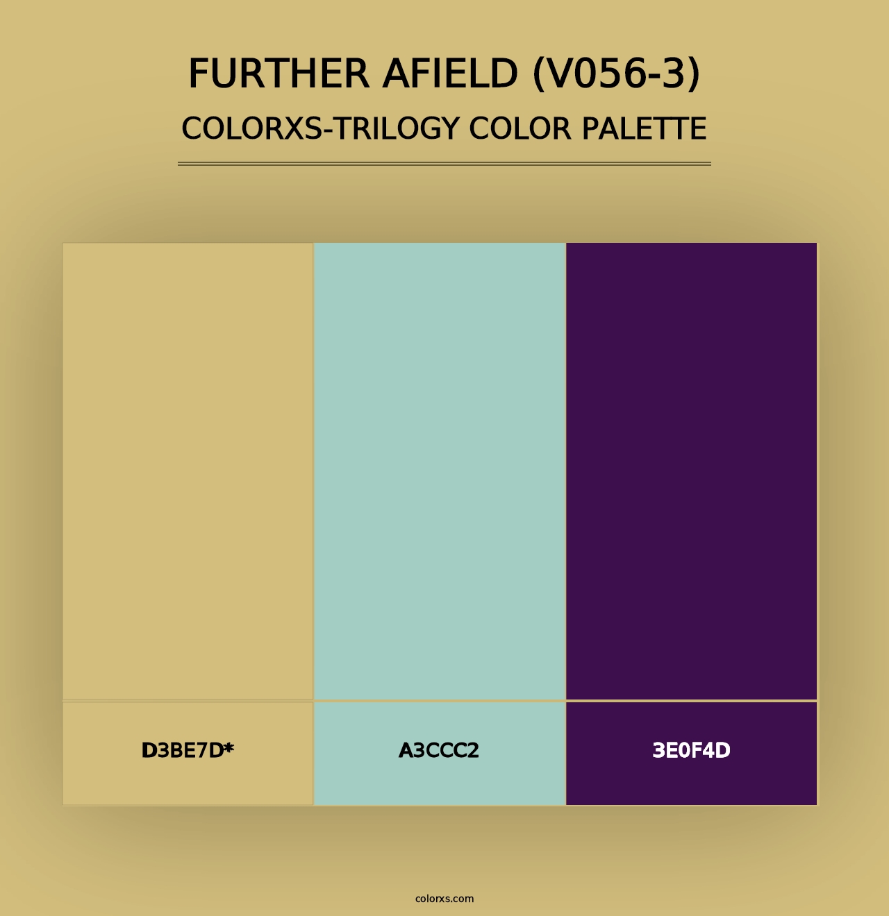 Further Afield (V056-3) - Colorxs Trilogy Palette