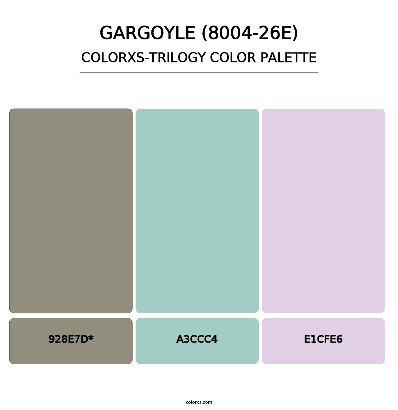 Gargoyle (8004-26E) - Colorxs Trilogy Palette