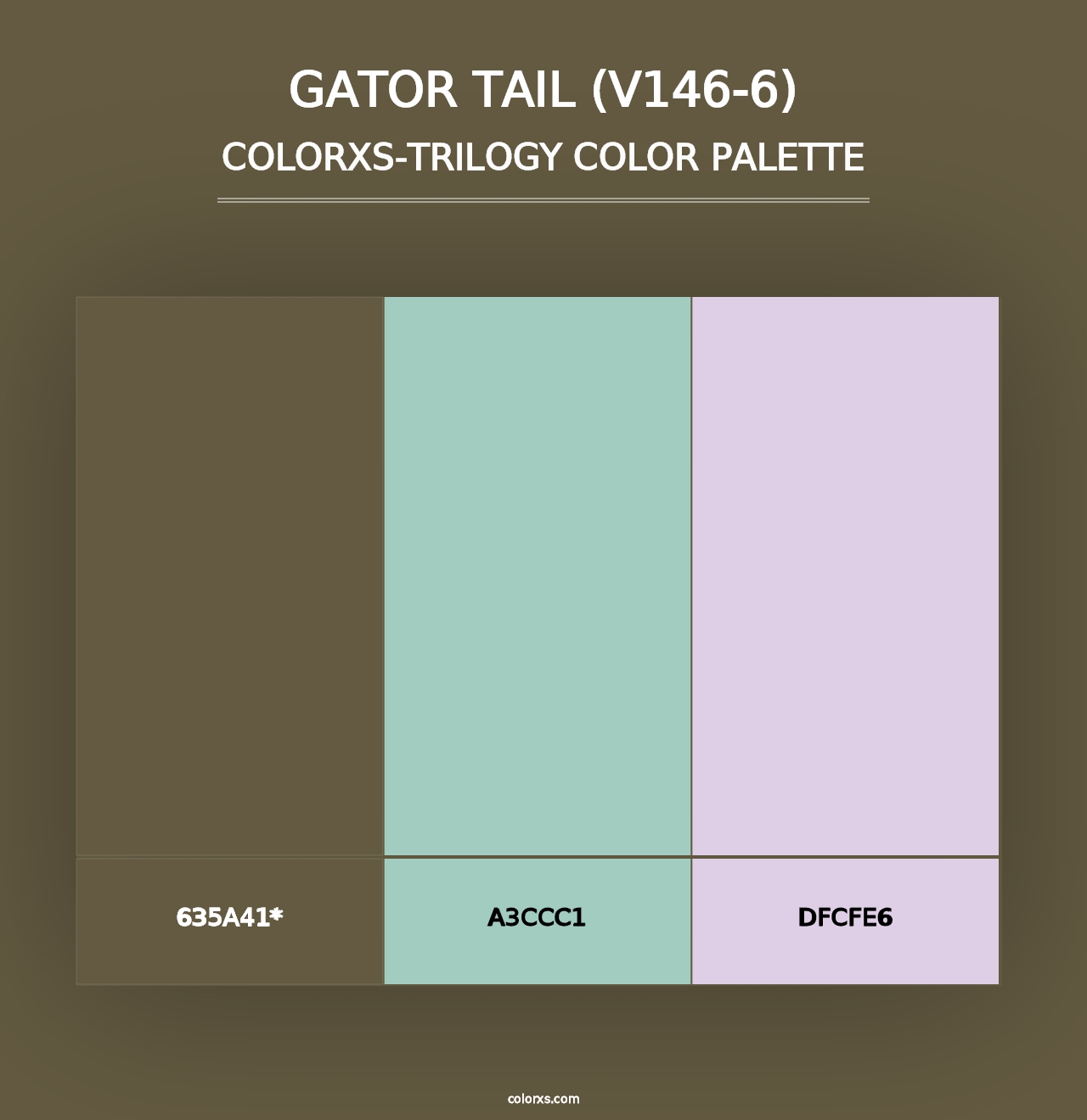 Gator Tail (V146-6) - Colorxs Trilogy Palette