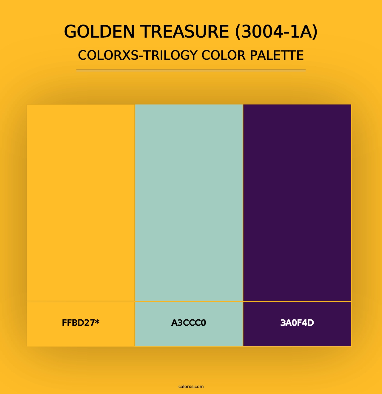 Golden Treasure (3004-1A) - Colorxs Trilogy Palette