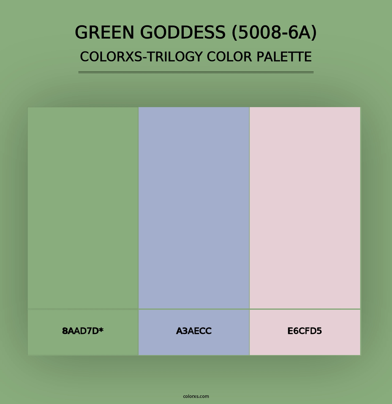 Green Goddess (5008-6A) - Colorxs Trilogy Palette