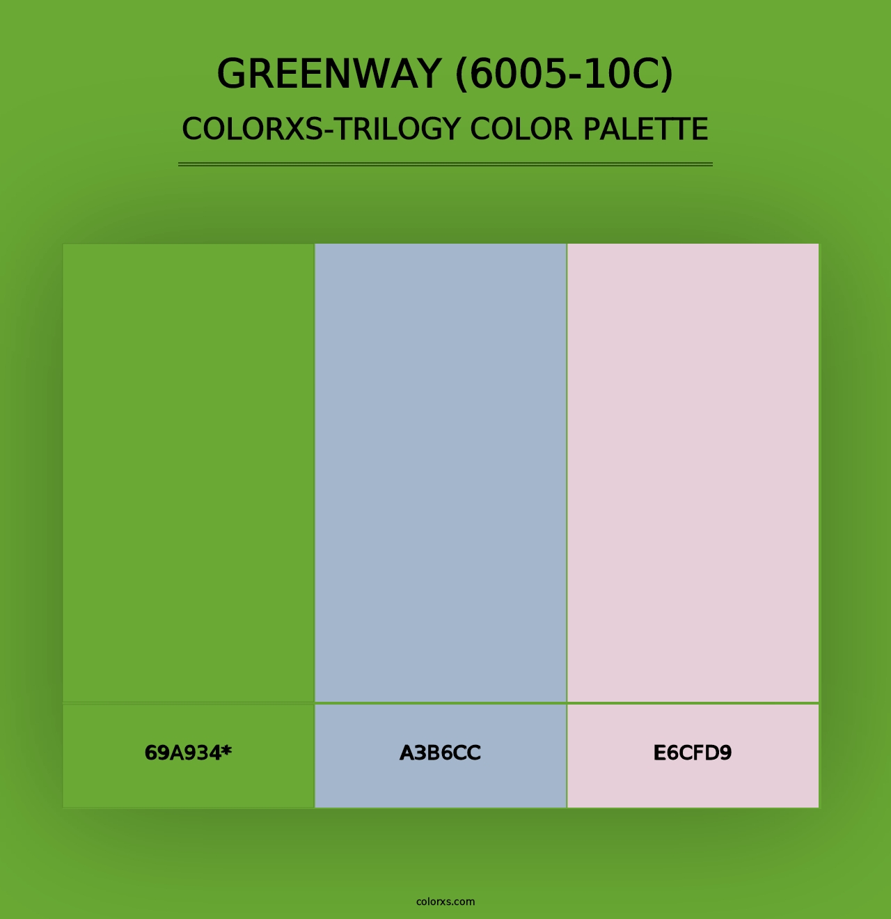 Greenway (6005-10C) - Colorxs Trilogy Palette