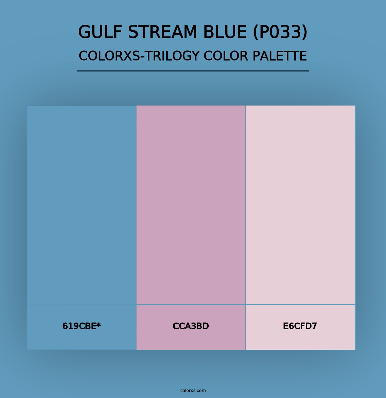 Gulf Stream Blue (P033) - Colorxs Trilogy Palette