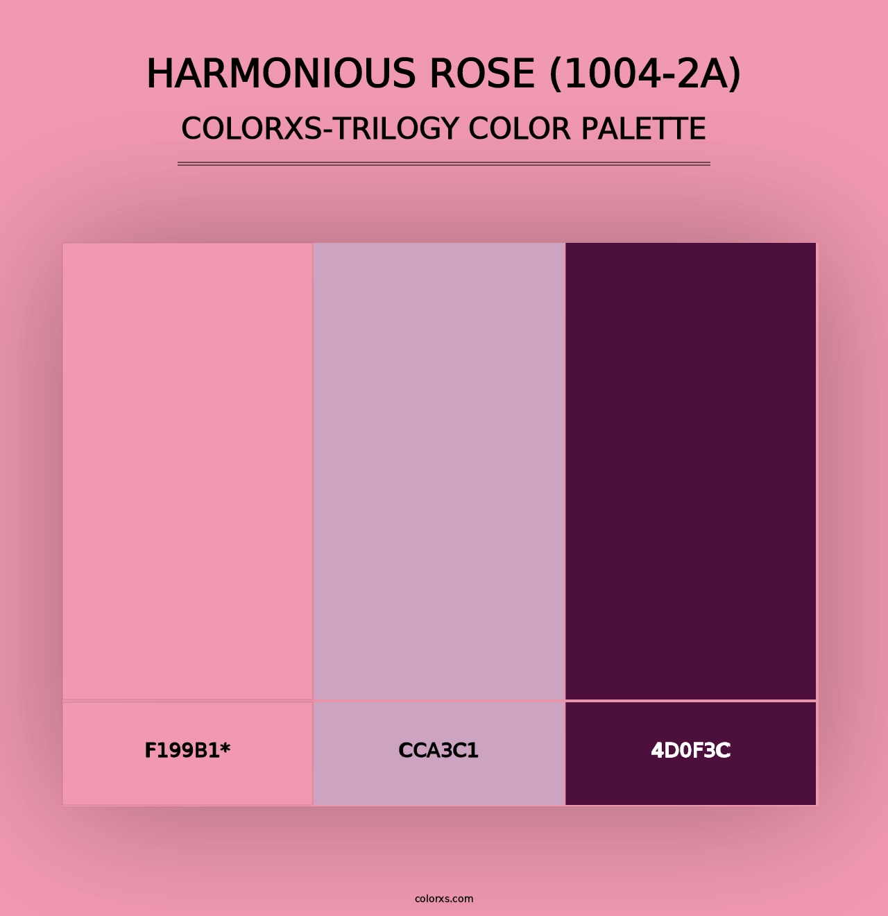 Harmonious Rose (1004-2A) - Colorxs Trilogy Palette