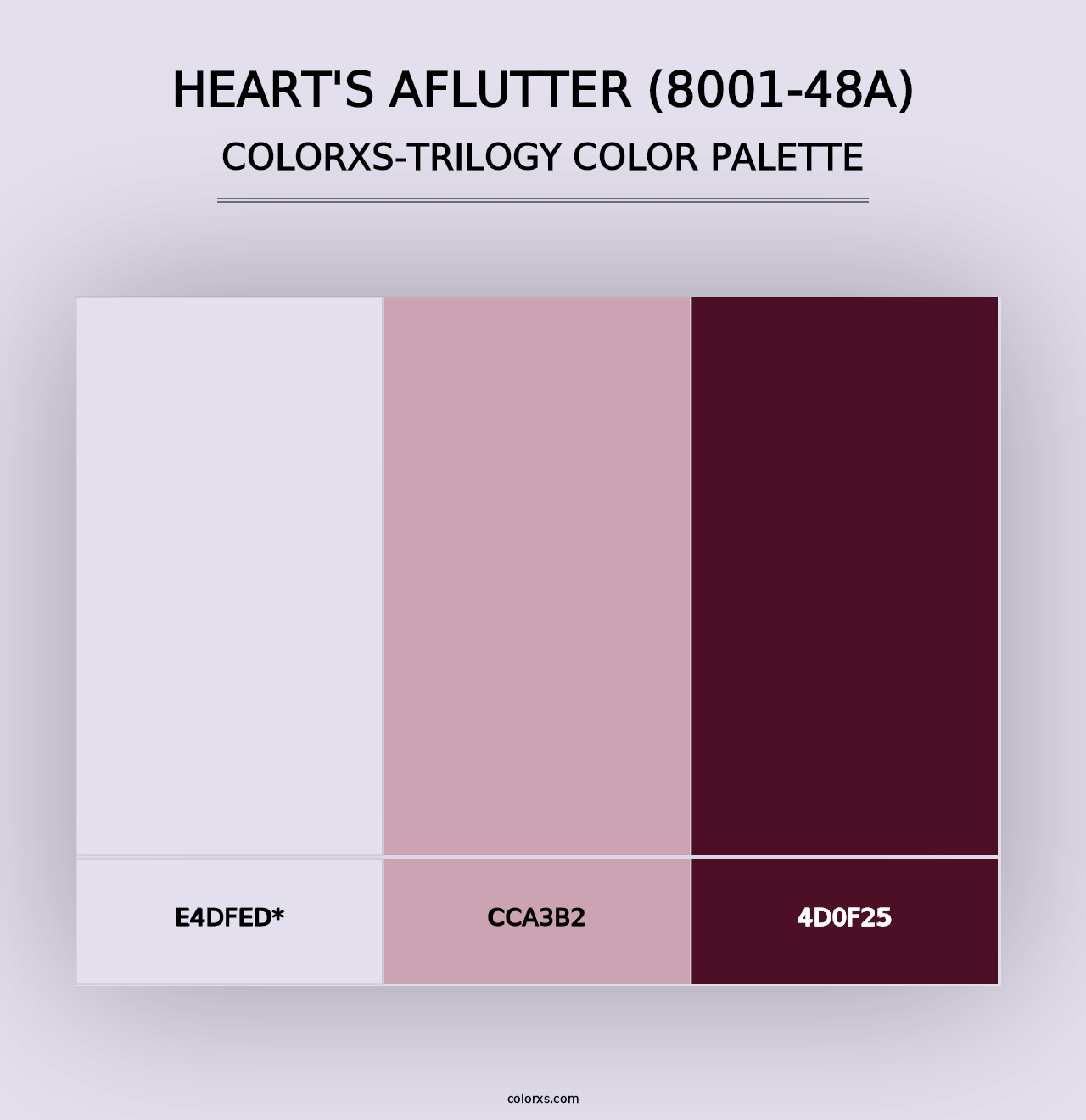 Heart's Aflutter (8001-48A) - Colorxs Trilogy Palette