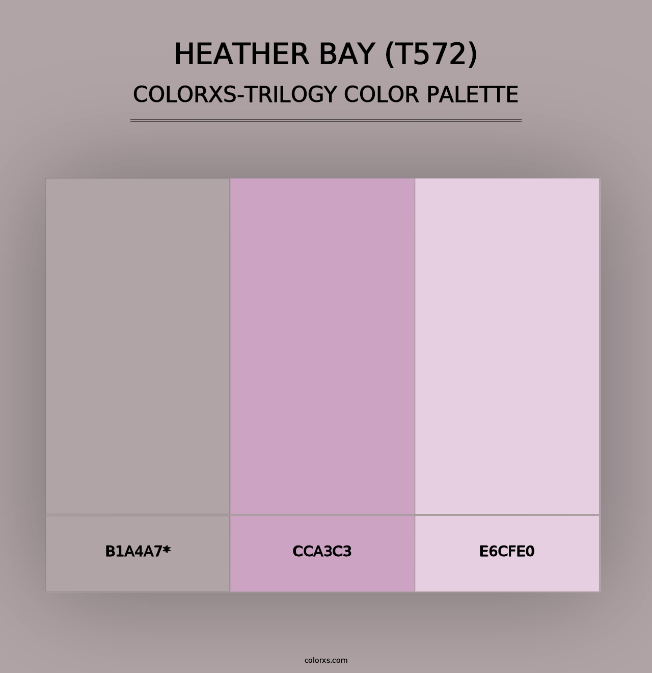 Heather Bay (T572) - Colorxs Trilogy Palette