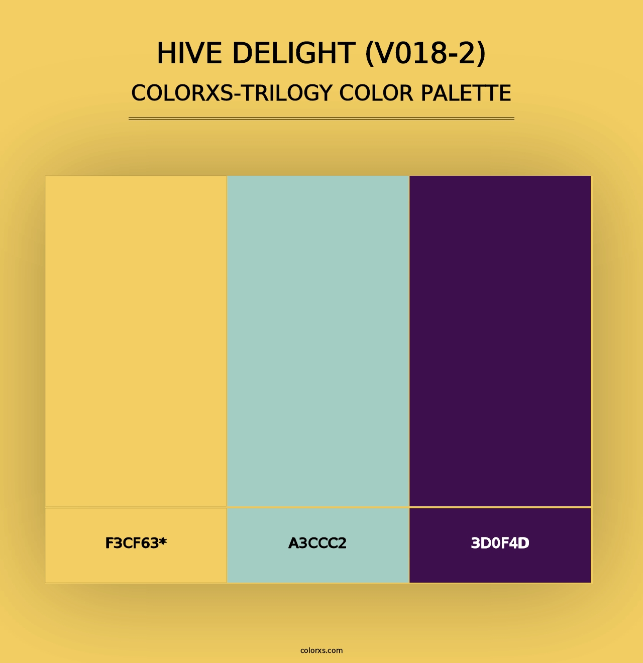 Hive Delight (V018-2) - Colorxs Trilogy Palette