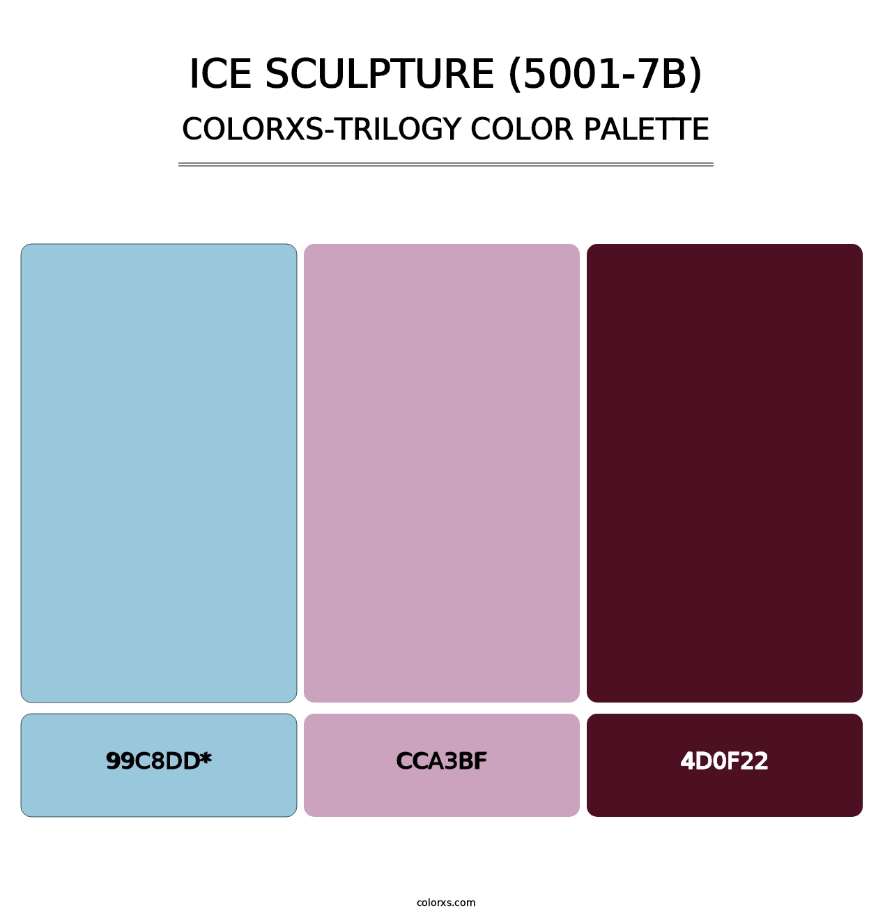 Ice Sculpture (5001-7B) - Colorxs Trilogy Palette