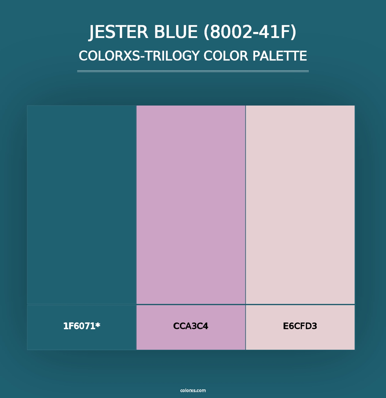 Jester Blue (8002-41F) - Colorxs Trilogy Palette