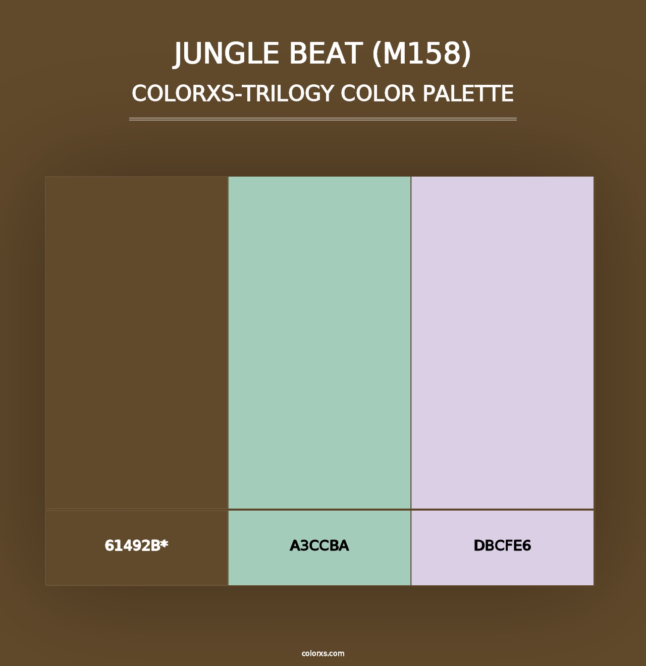 Jungle Beat (M158) - Colorxs Trilogy Palette