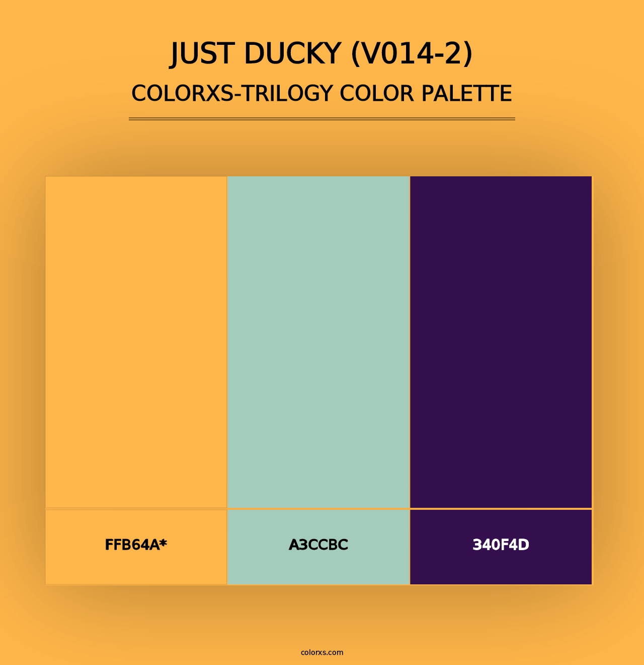 Just Ducky (V014-2) - Colorxs Trilogy Palette