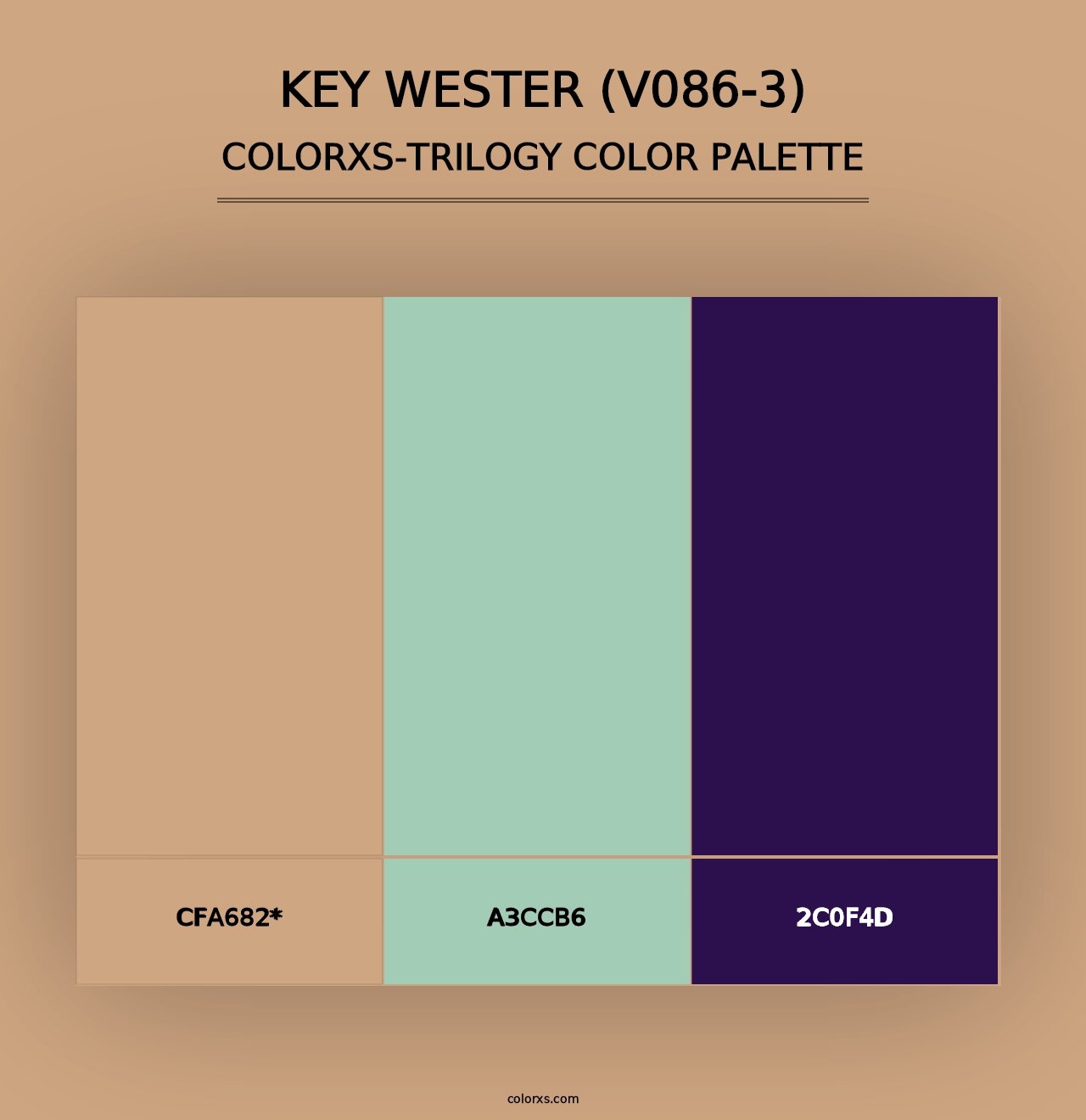 Key Wester (V086-3) - Colorxs Trilogy Palette