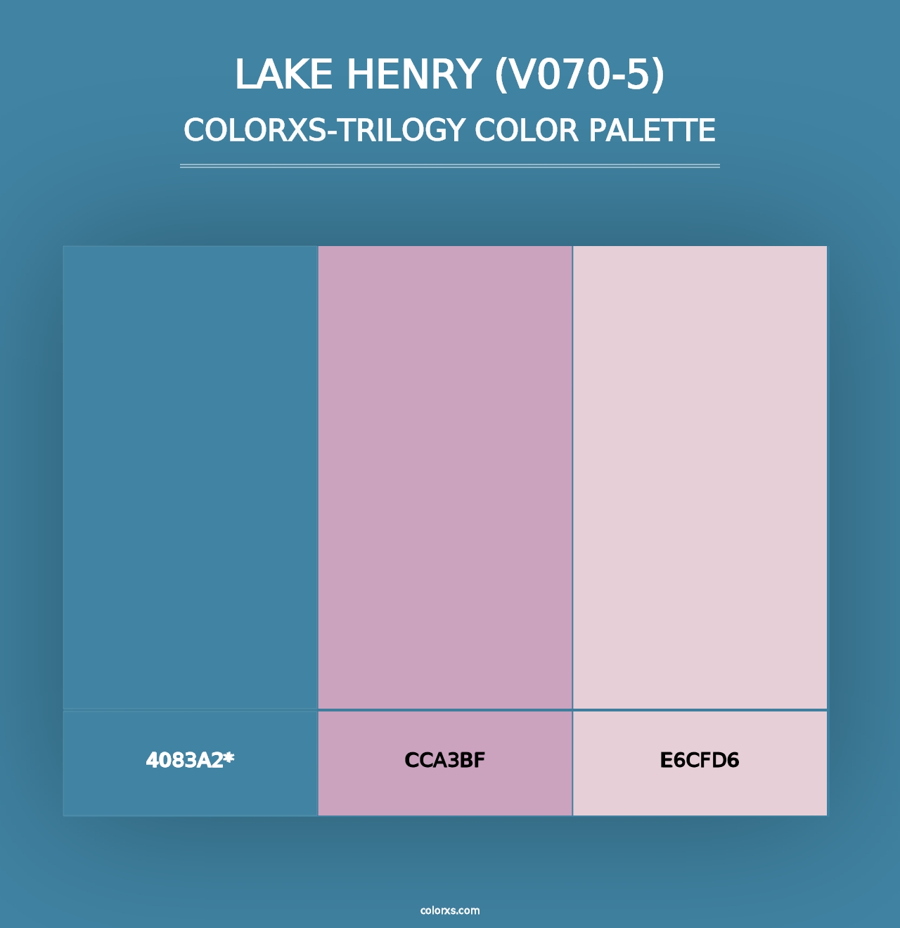 Lake Henry (V070-5) - Colorxs Trilogy Palette