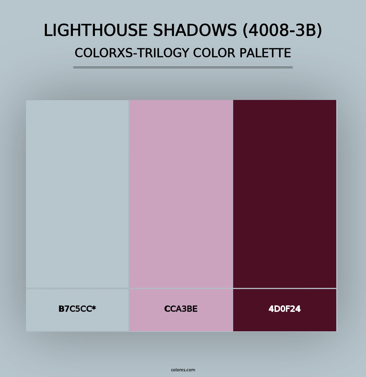 Lighthouse Shadows (4008-3B) - Colorxs Trilogy Palette