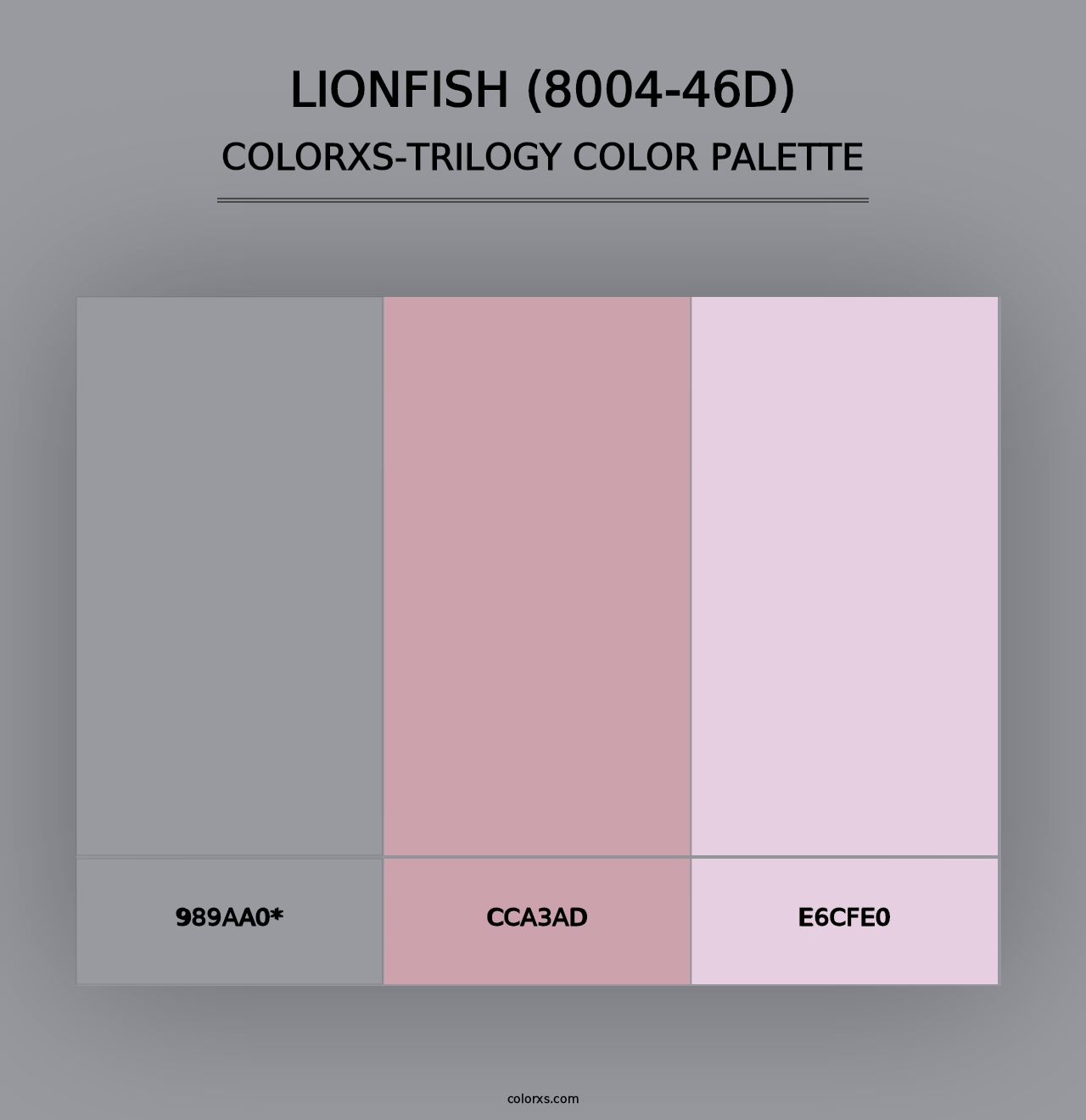 Lionfish (8004-46D) - Colorxs Trilogy Palette