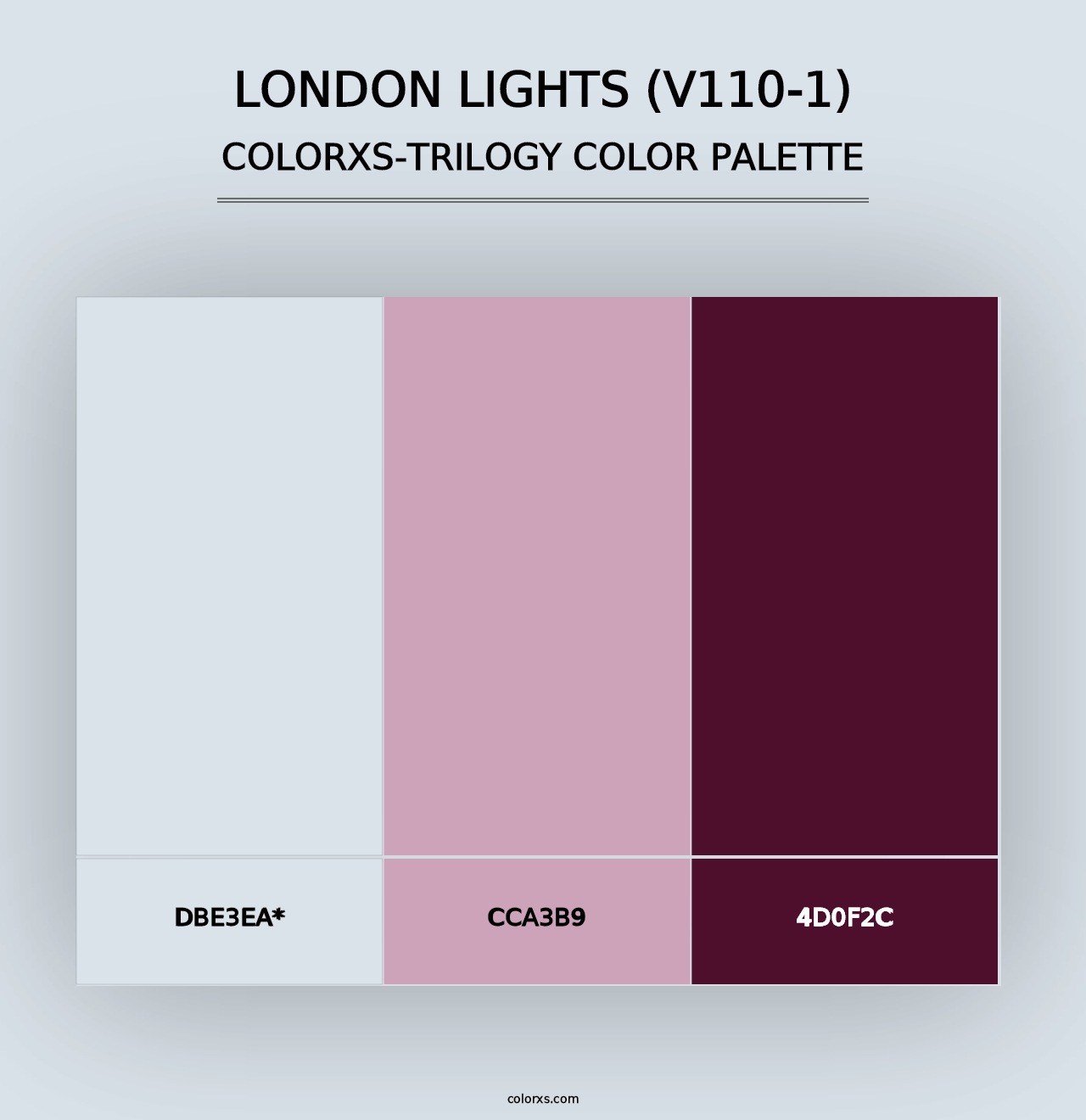 London Lights (V110-1) - Colorxs Trilogy Palette