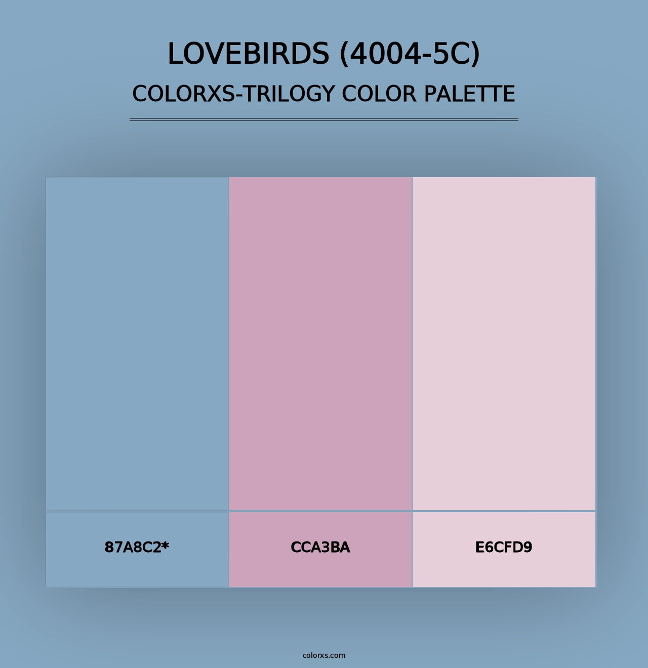 Lovebirds (4004-5C) - Colorxs Trilogy Palette