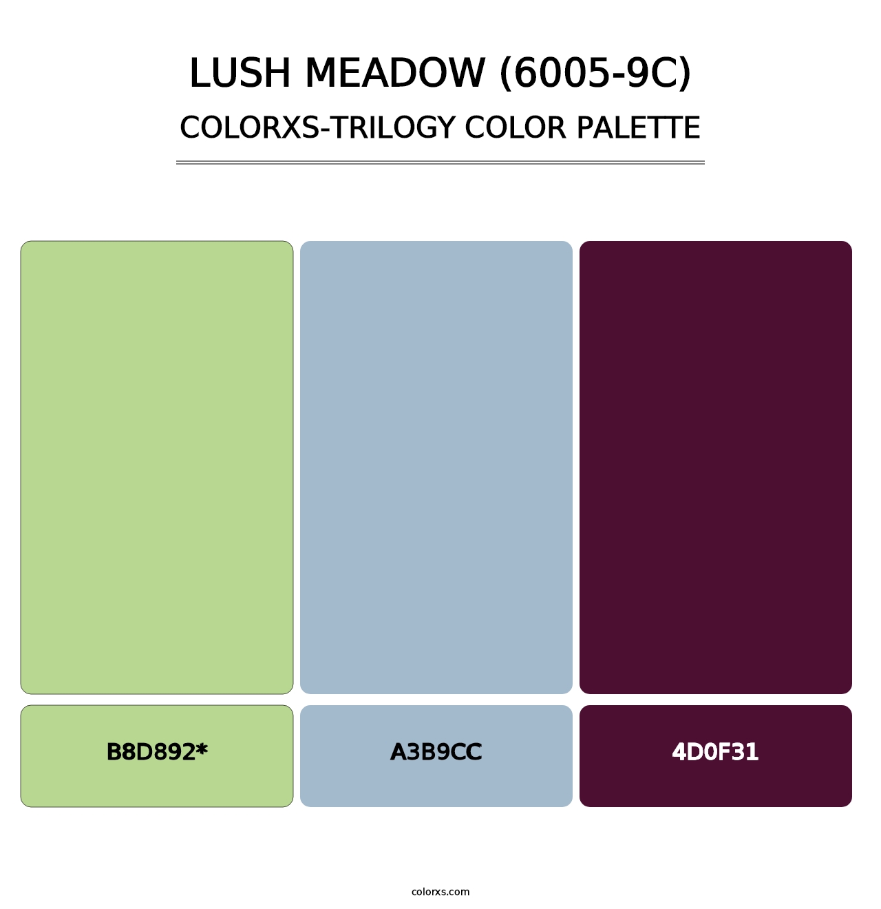 Lush Meadow (6005-9C) - Colorxs Trilogy Palette