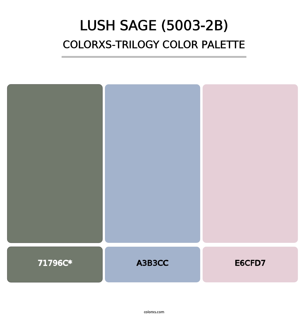 Lush Sage (5003-2B) - Colorxs Trilogy Palette