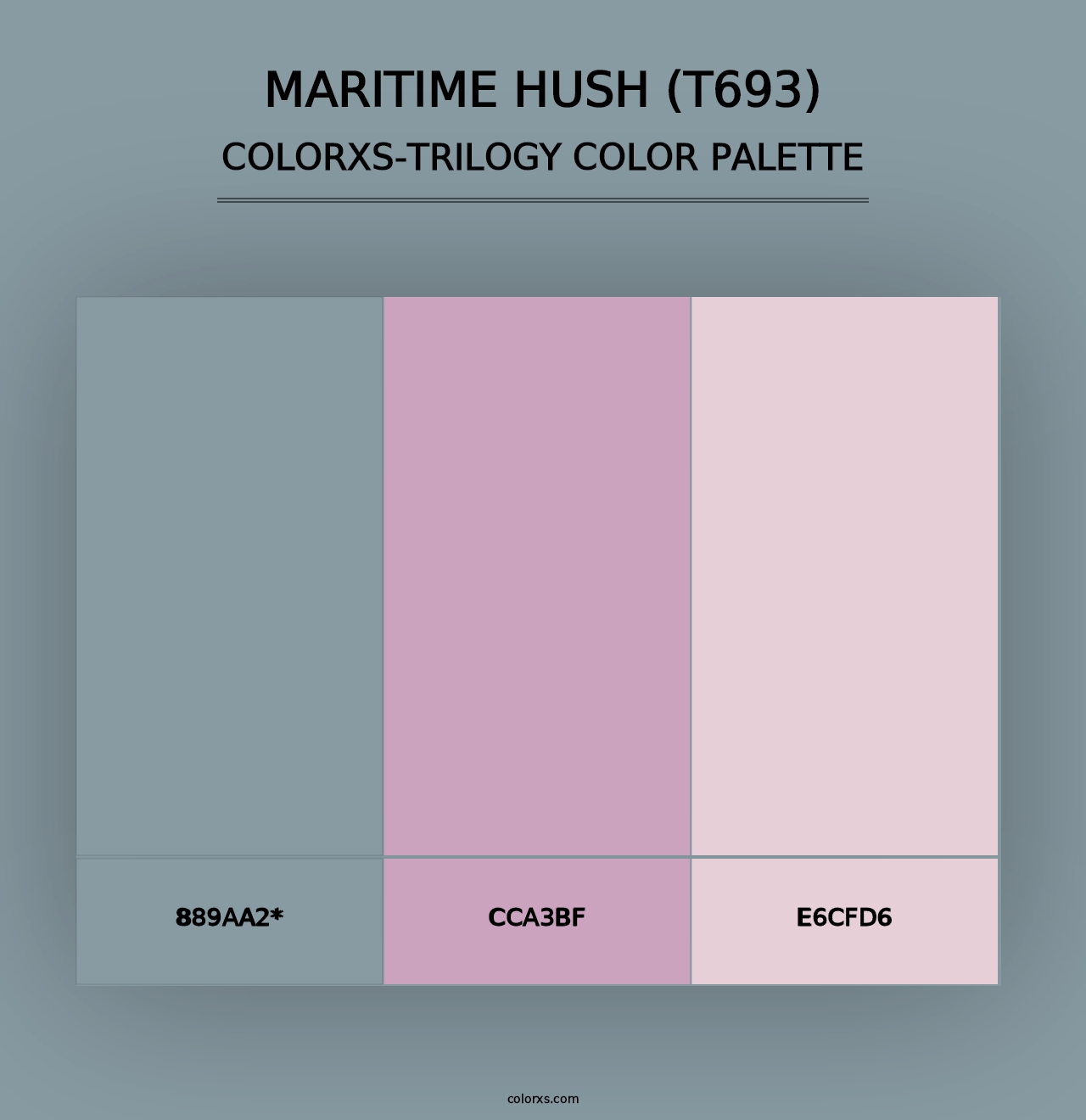 Maritime Hush (T693) - Colorxs Trilogy Palette