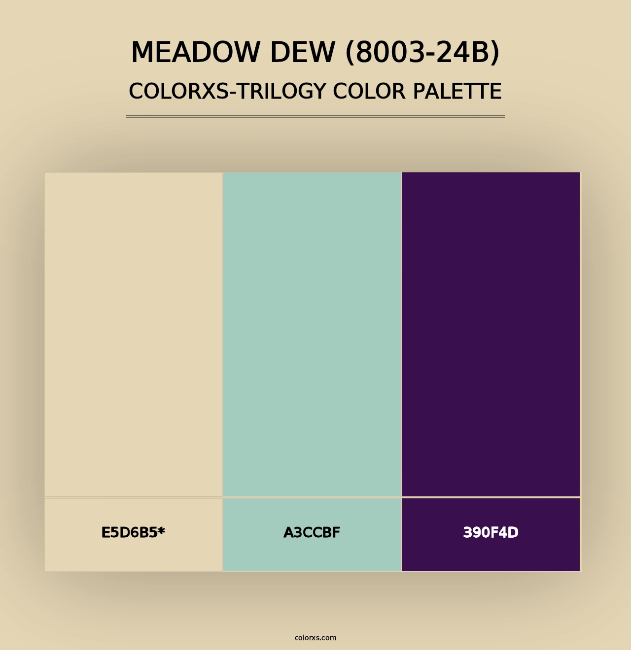 Meadow Dew (8003-24B) - Colorxs Trilogy Palette