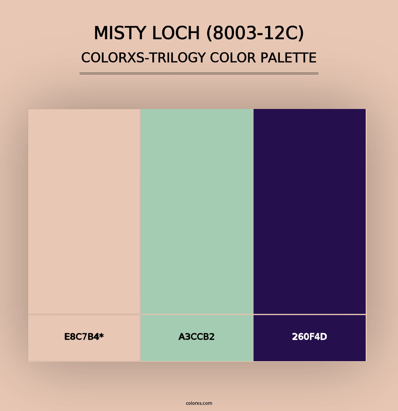 Misty Loch (8003-12C) - Colorxs Trilogy Palette