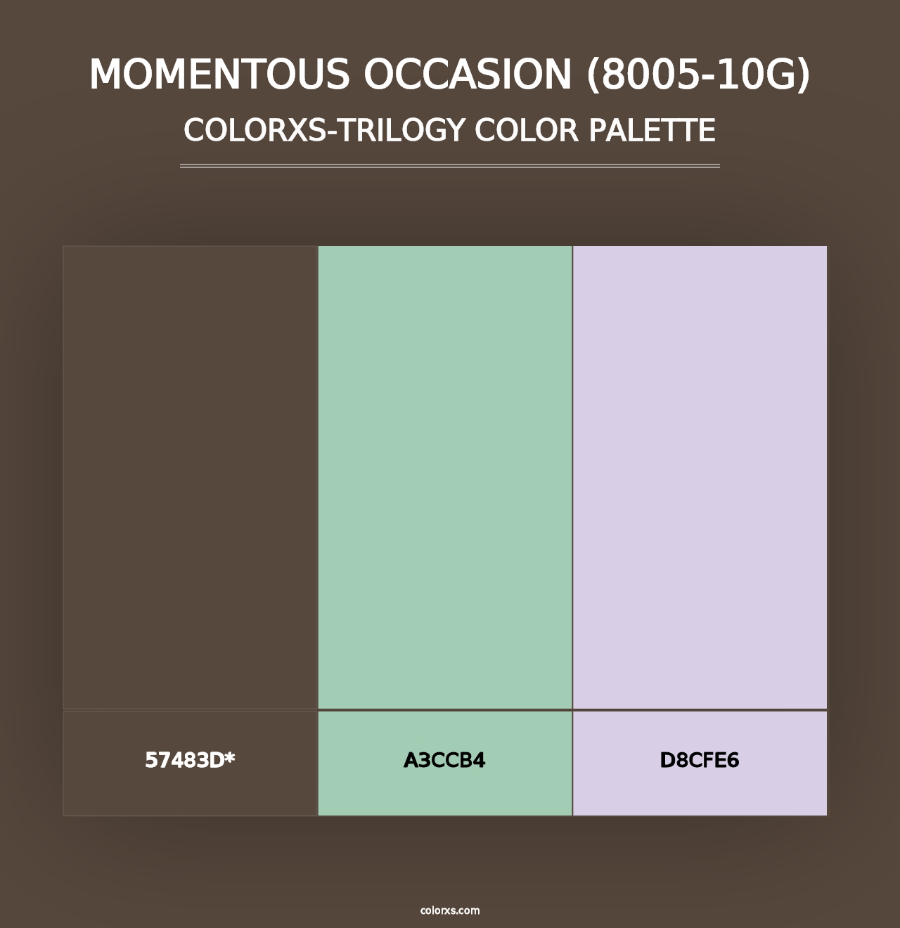 Momentous Occasion (8005-10G) - Colorxs Trilogy Palette