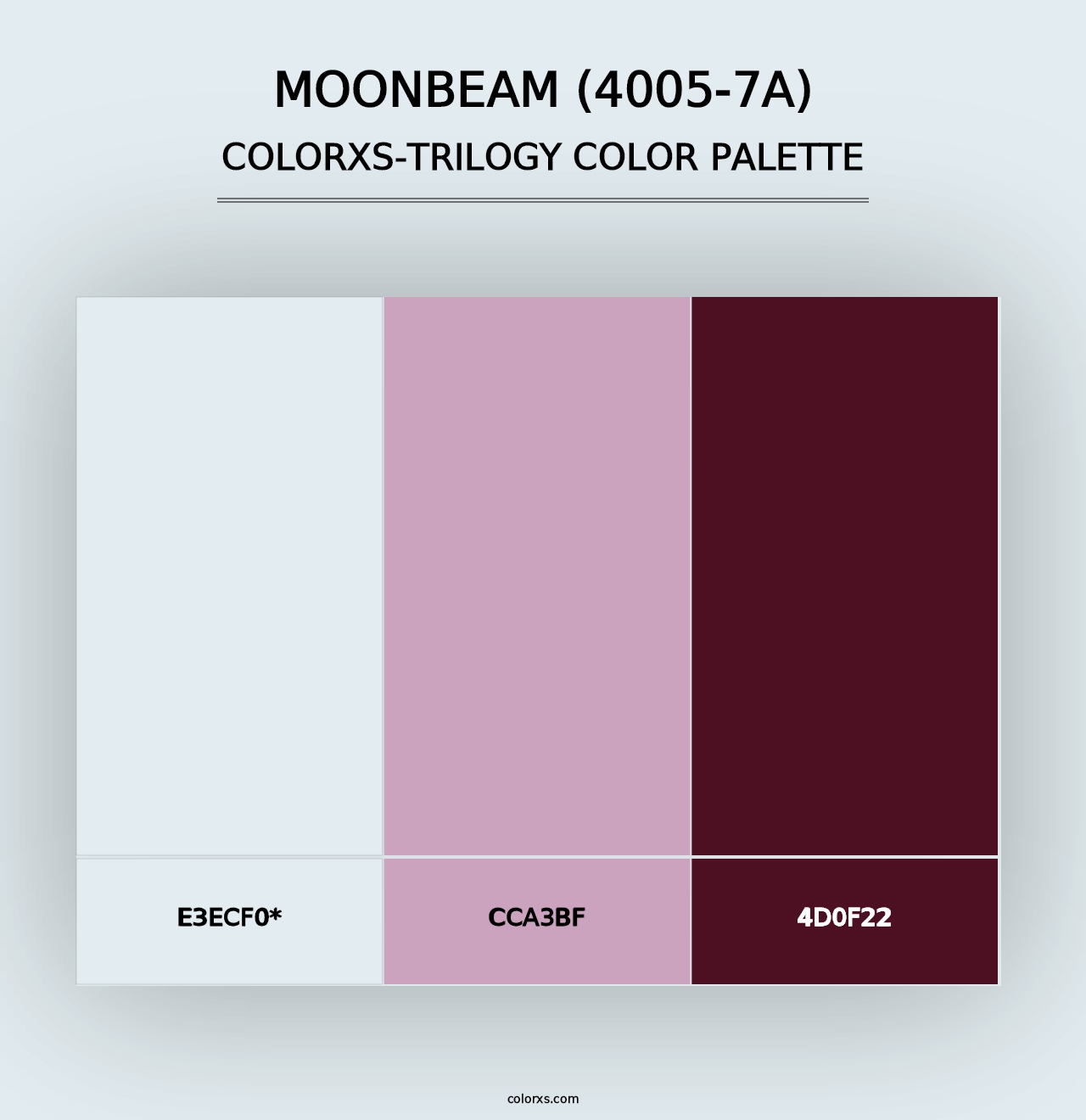 Moonbeam (4005-7A) - Colorxs Trilogy Palette