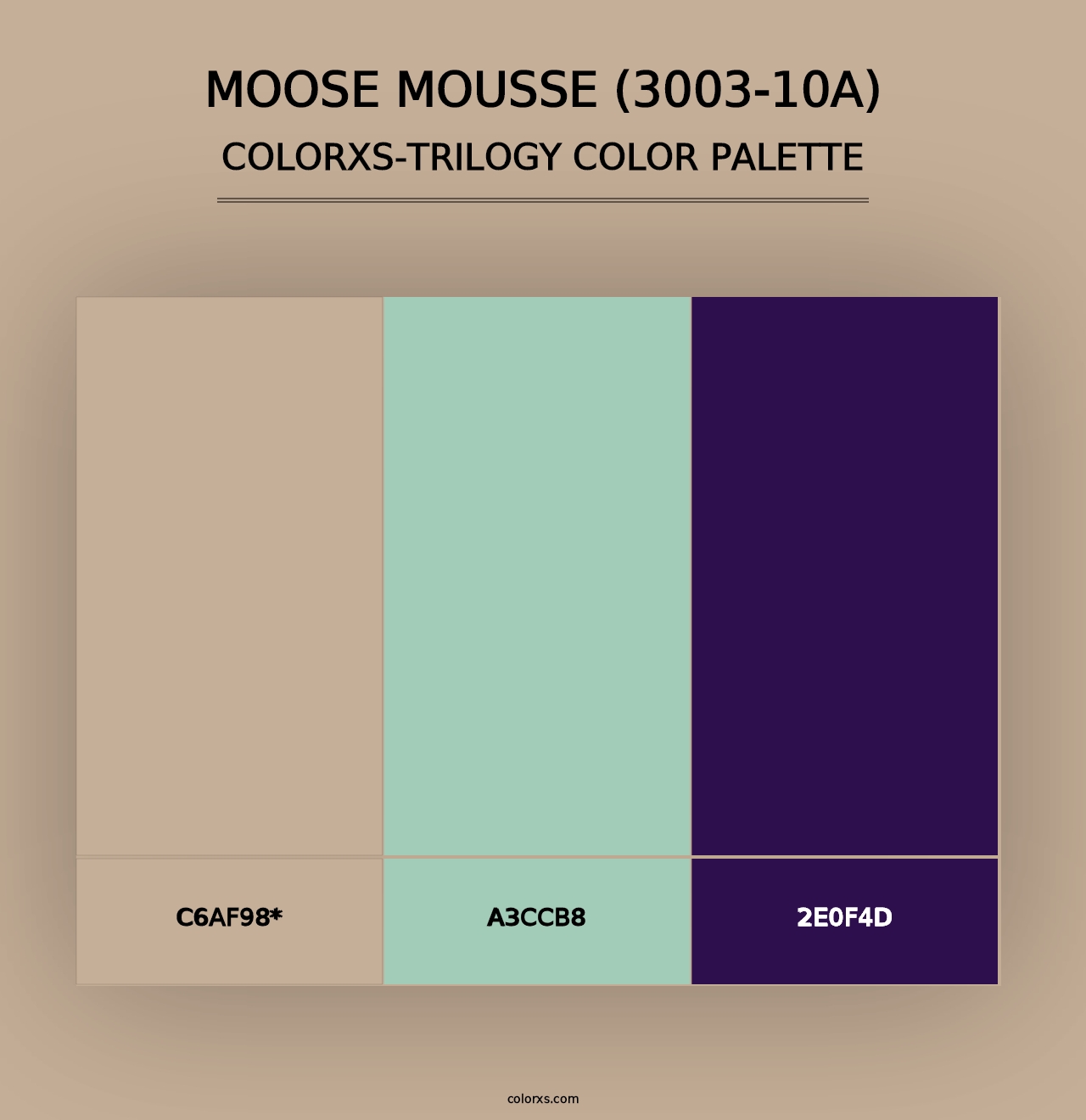 Moose Mousse (3003-10A) - Colorxs Trilogy Palette