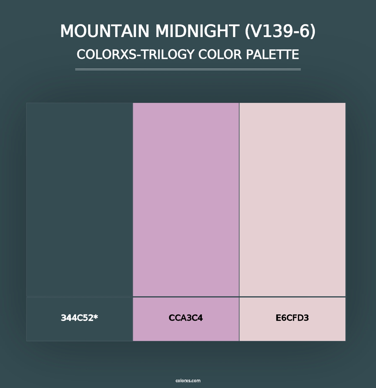 Mountain Midnight (V139-6) - Colorxs Trilogy Palette