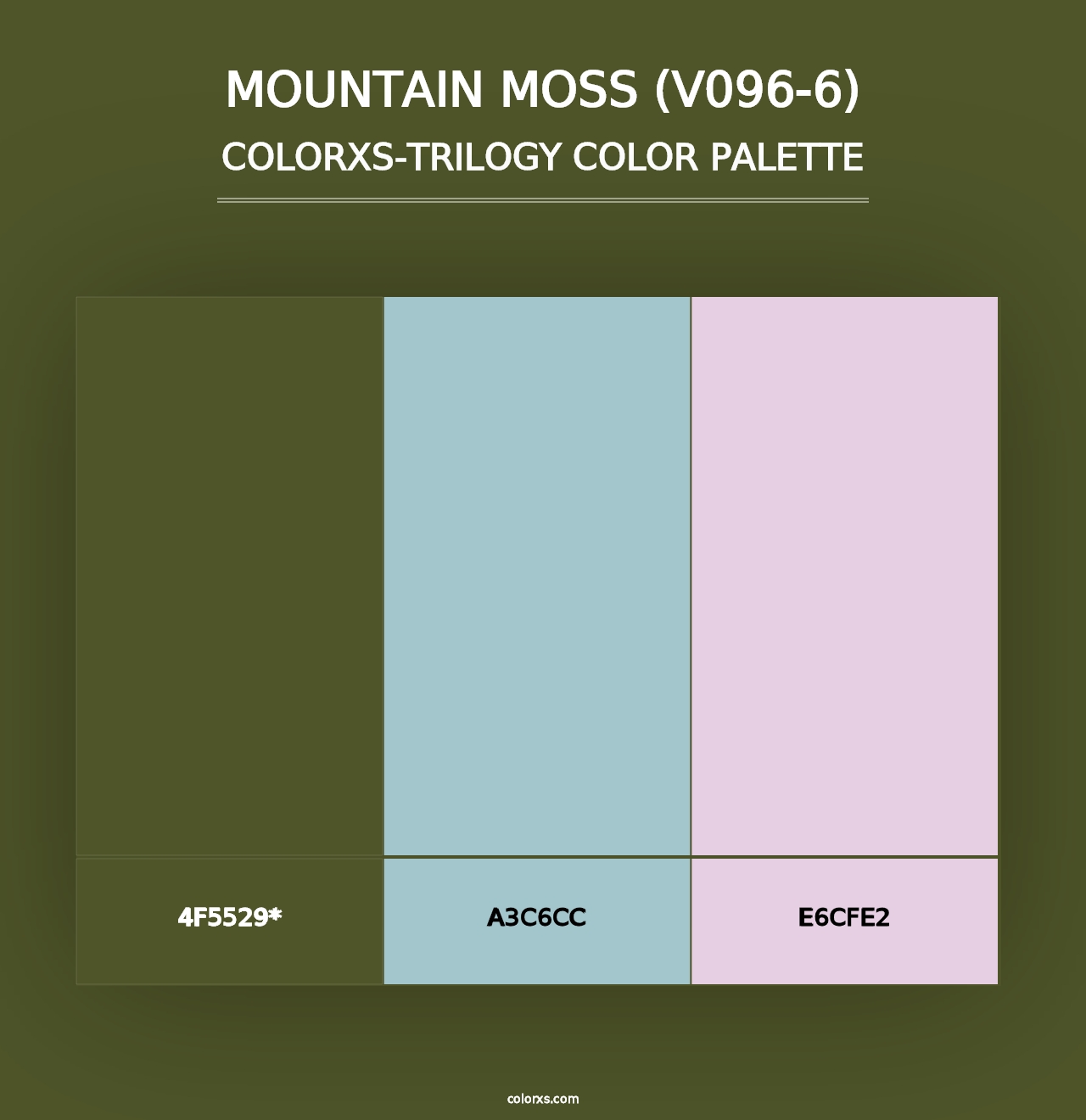 Mountain Moss (V096-6) - Colorxs Trilogy Palette