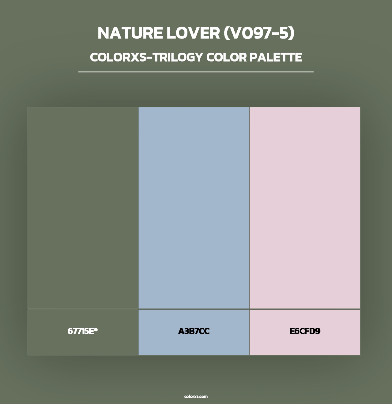 Nature Lover (V097-5) - Colorxs Trilogy Palette