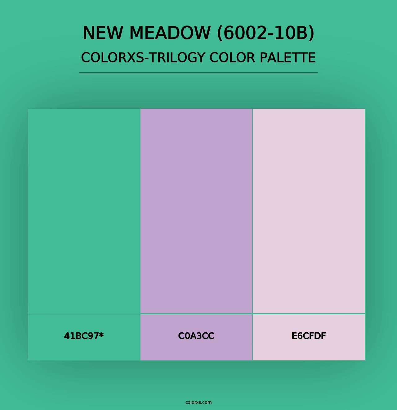 New Meadow (6002-10B) - Colorxs Trilogy Palette