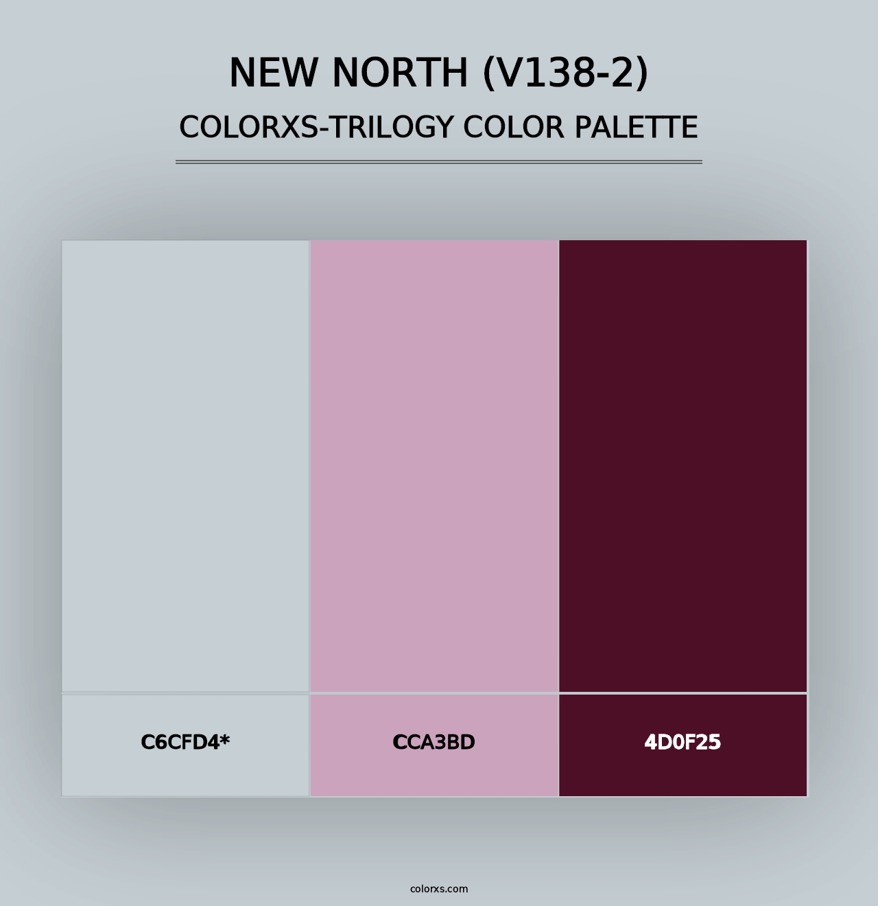 New North (V138-2) - Colorxs Trilogy Palette