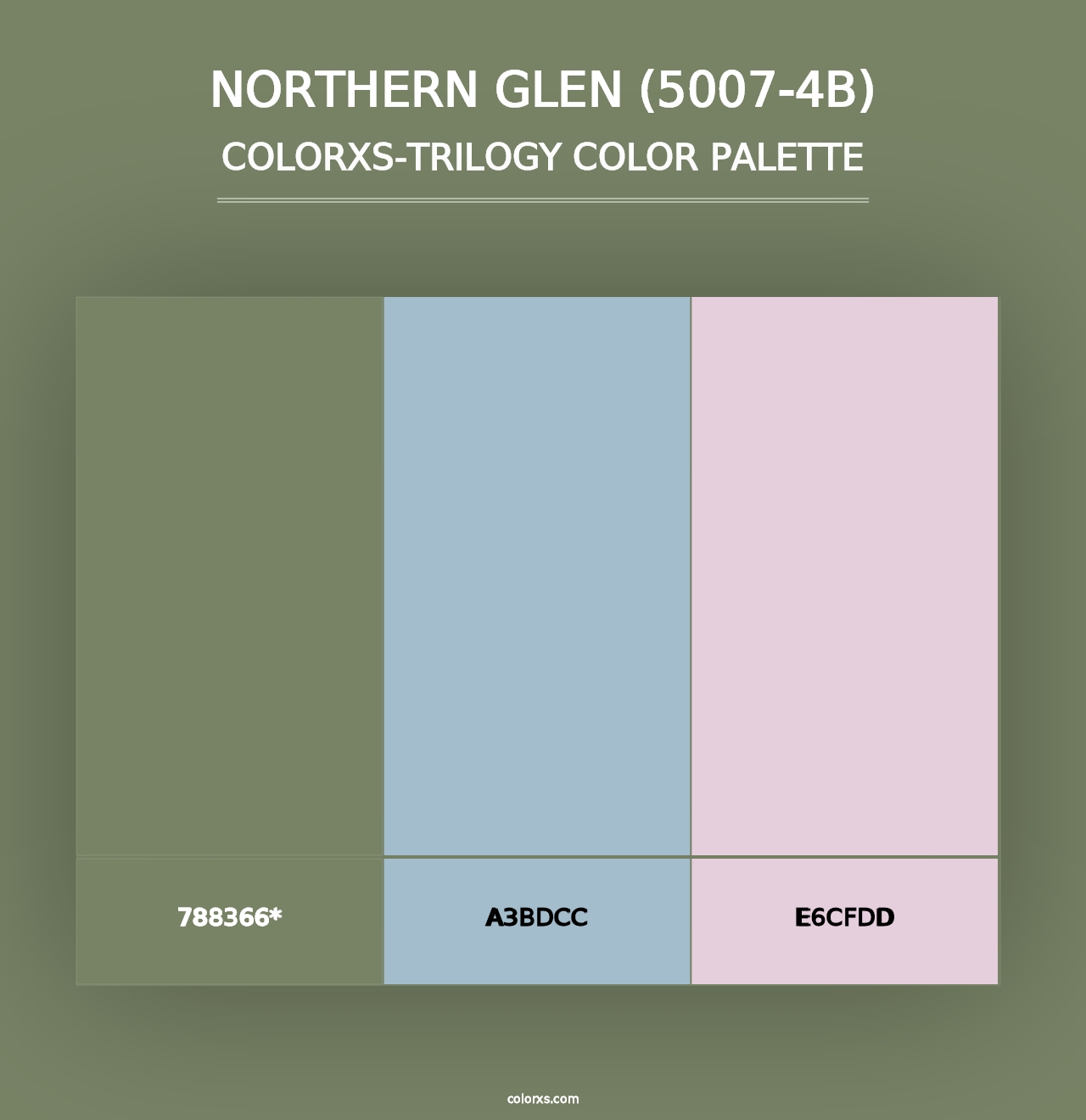 Northern Glen (5007-4B) - Colorxs Trilogy Palette