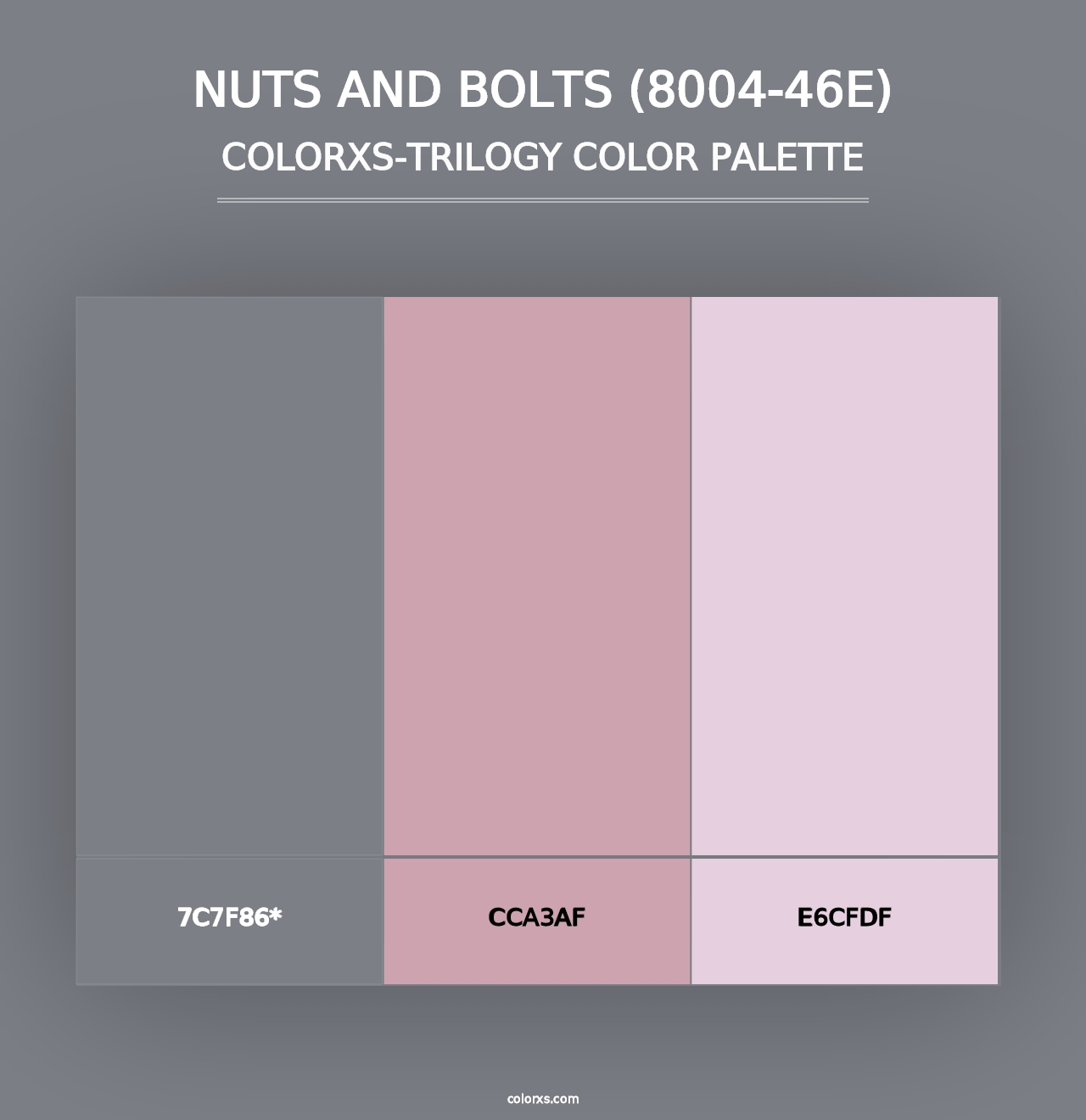 Nuts and Bolts (8004-46E) - Colorxs Trilogy Palette